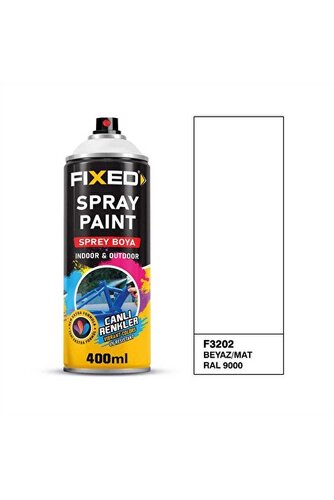 FIXED SPREY 400ML PARLAK BEYAZ