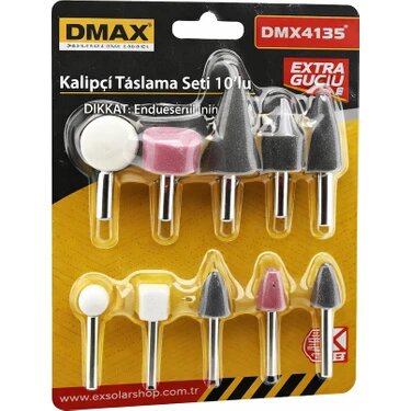 MİNİ KALIPÇI TAŞLAMA SETİ 10PCS DMAX (4135)