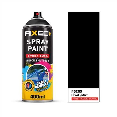 FIXED SPREY 400ML MAT SİYAH