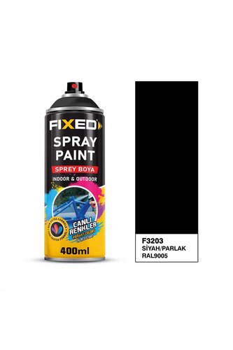 FIXED SPREY 400ML PARLAK SİYAH