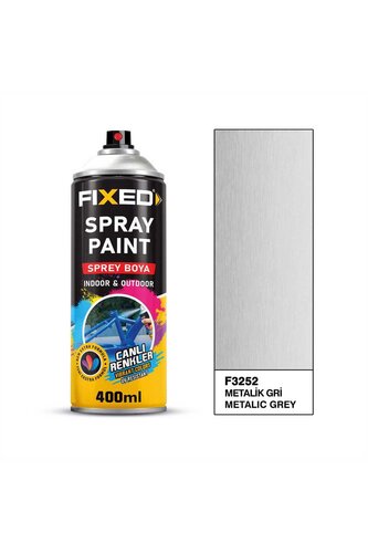 FIXED SPREY 400ML METALİK GRİ