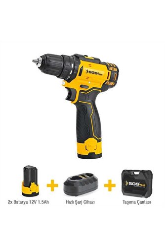 AKÜLÜ VİDALAMA SETİ 12 VOLT (1*1,5 Ah) (BİTS SETİ) SGS (5147)