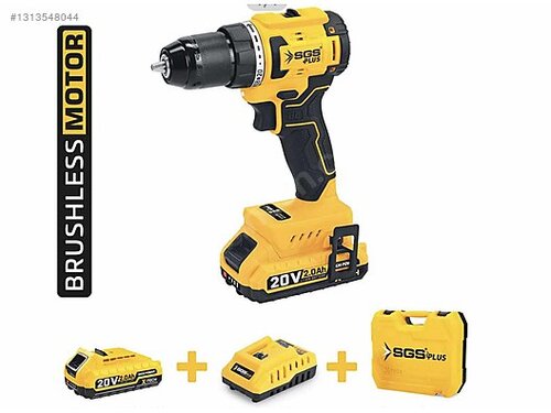 AKÜLÜ VİDALAMA SETİ 45 Nm 20 volt 2*2,0 Ah SGS (5528)