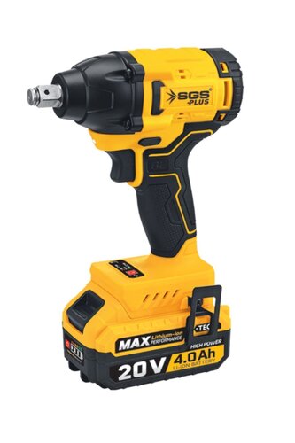 DARBELİ SOMUN SIKMA SETİ 330 Nm TORK 20V 1/2"2*4,0 Ah KÖMÜRSÜZ MOTOR SGS (5502)