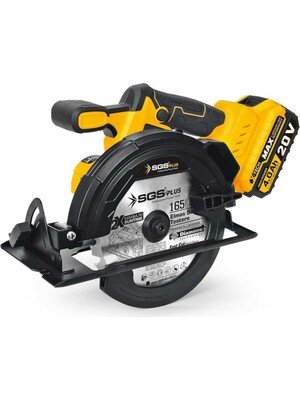 AKÜLÜ SUNTA KESME MAKİNE SETİ 165MM 1*4,0 Ah KÖMÜRSÜZ MOTOR SGS (5541)