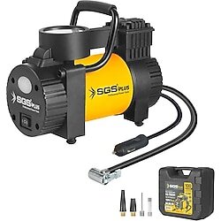 ARAÇ HAVA KOMPRESÖRÜ 12V 150 PSI (BASINÇ GÖSTERGELİ) SGS (5391)