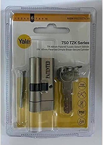 YALE TUZAKLI EURO PROFİL SİLİNDİRLİ 68mm