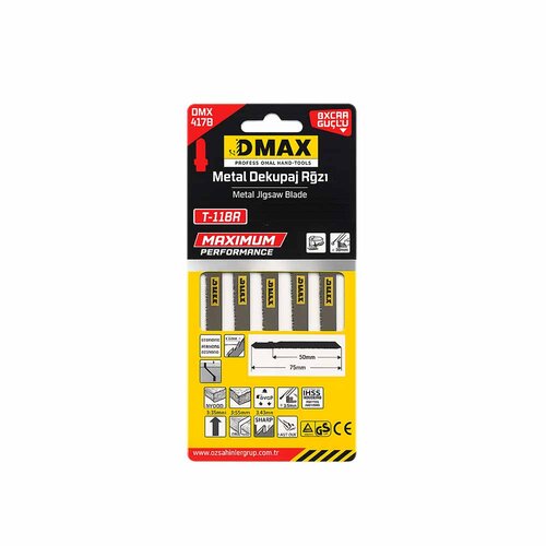 DEKUPAJ AĞZI METAL (5li) DMAX