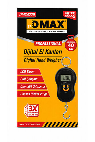 DİJİTAL EL KANTARI 40KĞ (DMAX)