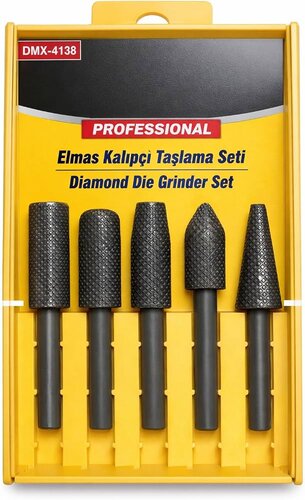 ELMAS METAL KALIPÇI TAŞLAMA SET 5Lİ DMAX 4138